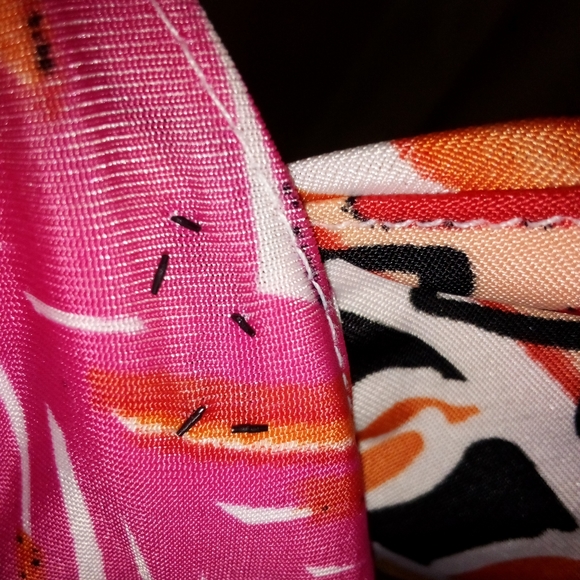 Studio West Apparel Tropical Print Dress with Studded Waist Size M - Picture 7 of 7